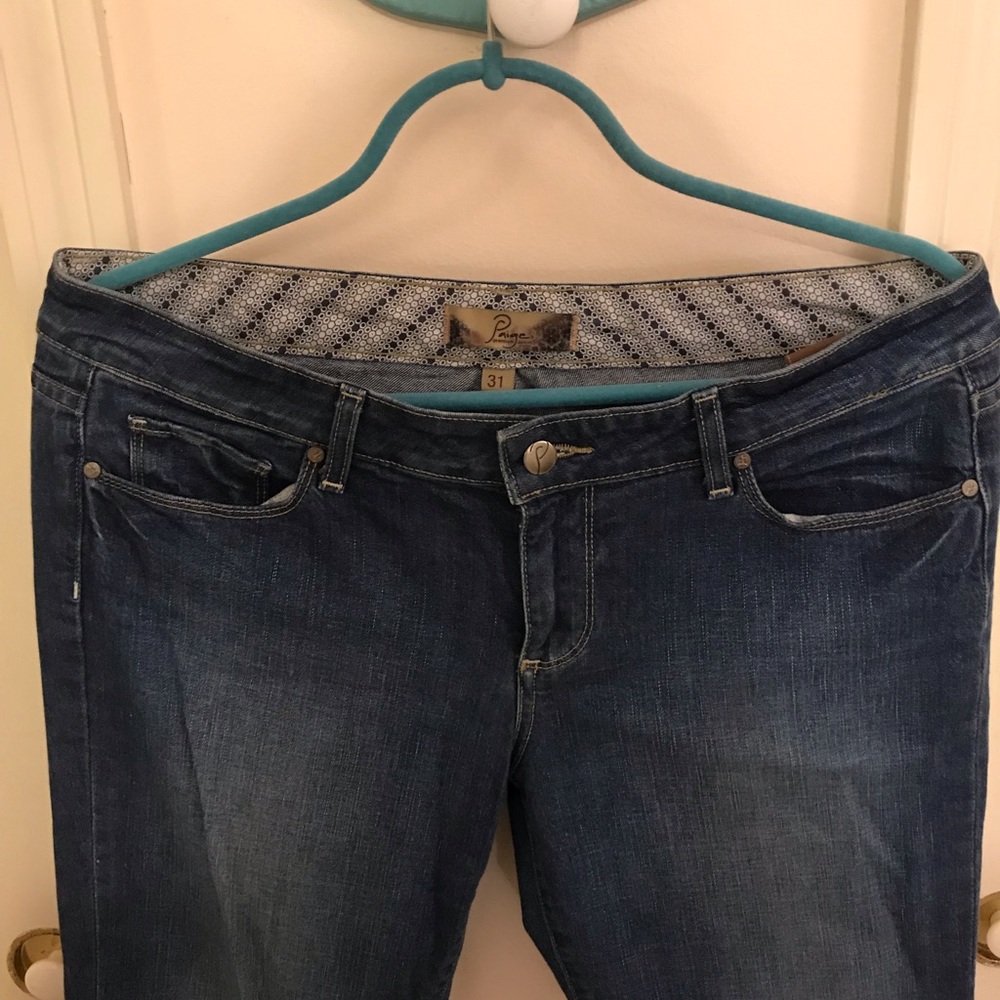 Paige Laurel Canyon Lowrise Boot Cut Premium Denim
